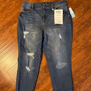 NWT 1822 Denim High Rise Skinny Jean 14w